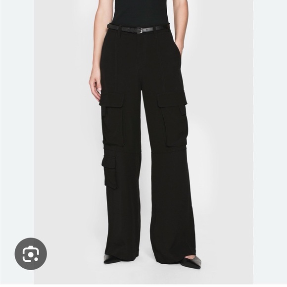 Frame Denim Black Cargo Pants - Picture 7 of 7